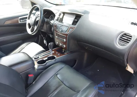 2017 Nissan Pathfinder Platinum z USA, uszkodzony, nr VIN 5N1DR2MM7HC633956